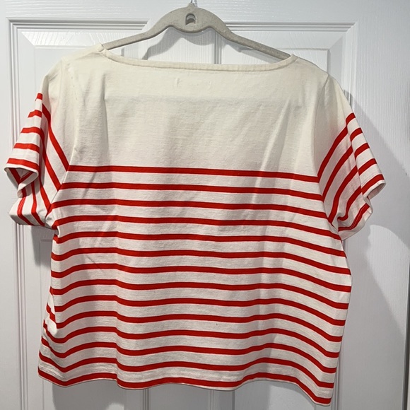 Madewell short sleeve crop T- shirt. Size L - Picture 4 of 8
